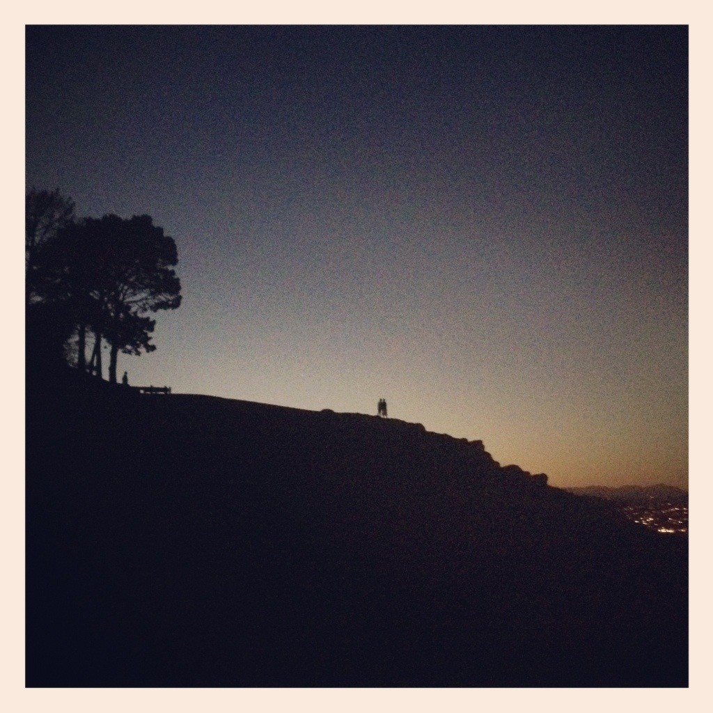 Sunset on Bernal Hill