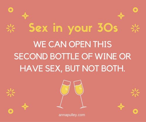 Sex in your 30s